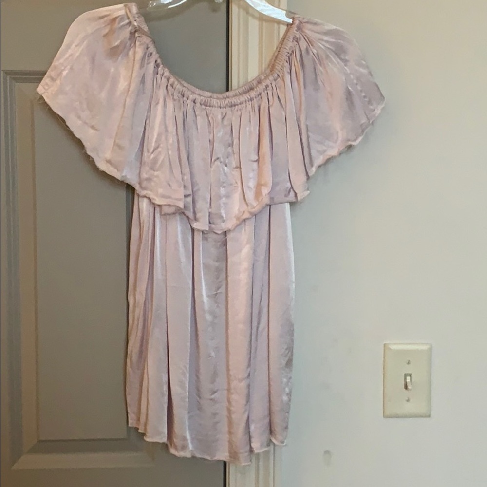 Steele off the shoulder top. Faint lavender